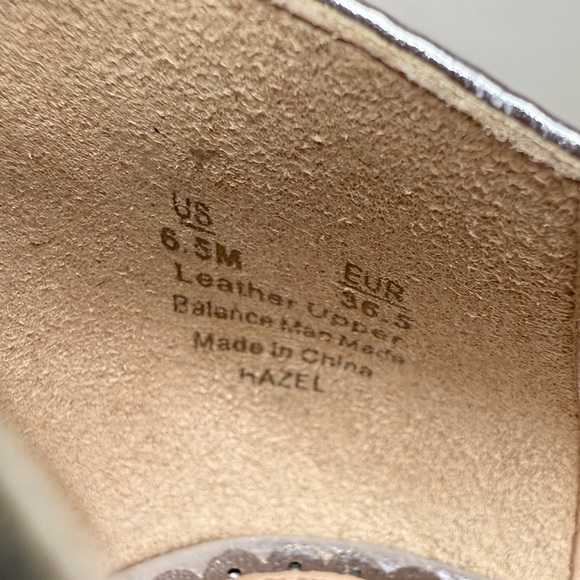 Sam Edelman Genuine Leather Metallic Silver High Heel Pump Style Hazel - Picture 15 of 17